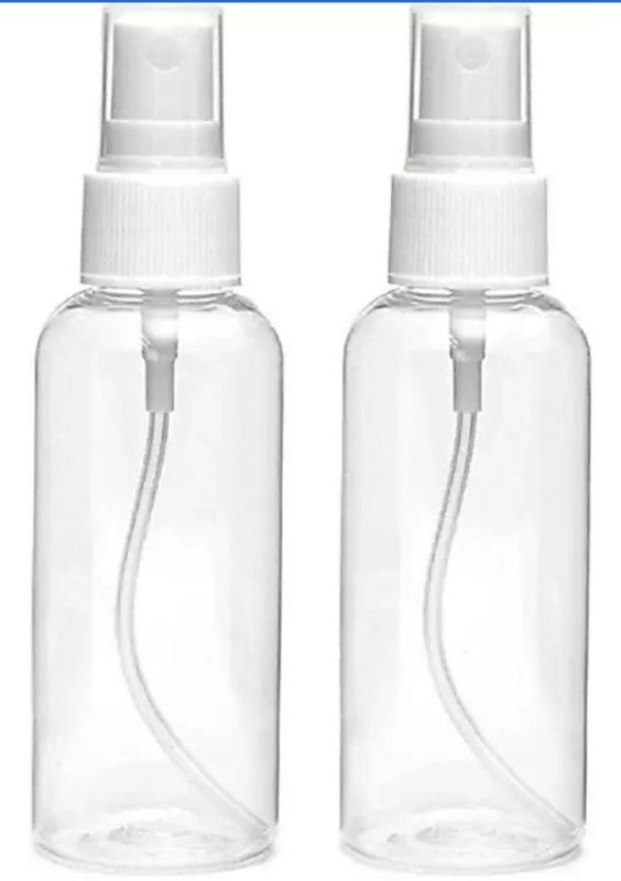 S K INDUSTRIES Transparent Empty Bottle Sprayer 60 Ml (Pack of 2) 60 ml Spray Bottle  (Pack of 2, Clear, Plastic)