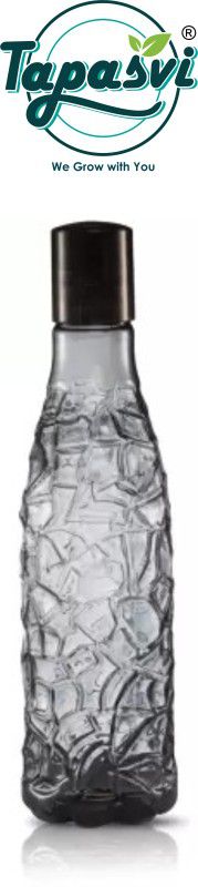 Mosaic Water Bottle 1000 ml Bottle  (Pack of 1, Grey, Plastic)