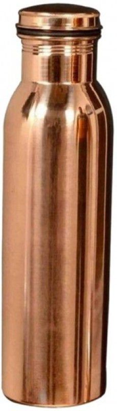 Sunflower Pure Copper Water Bottle, Leak Proof & Joint Free for Ayurvedic Health Benefit Special coating from External body of bottle 600 ml Bottle  (Pack of 1, Gold, Copper)