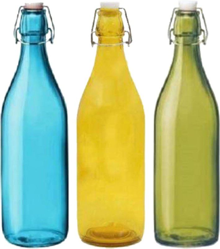 GLAMOROUS NDC12 1000 ml Bottle  (Pack of 3, Multicolor, Glass)