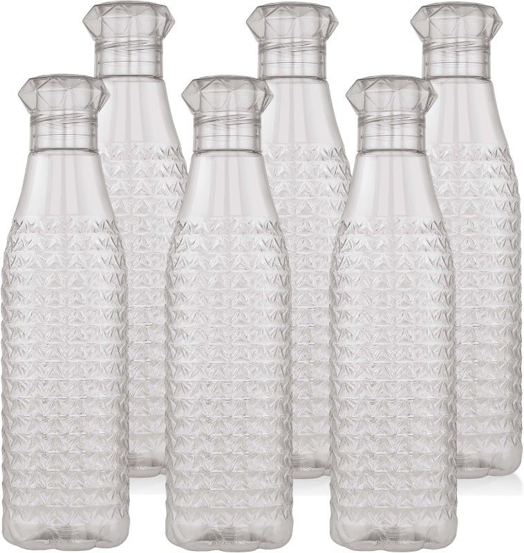 Ddice Sparkle Tranparent Multi-Colour Pack of 6 1000 ml Bottle  (Pack of 6, Clear, PET)