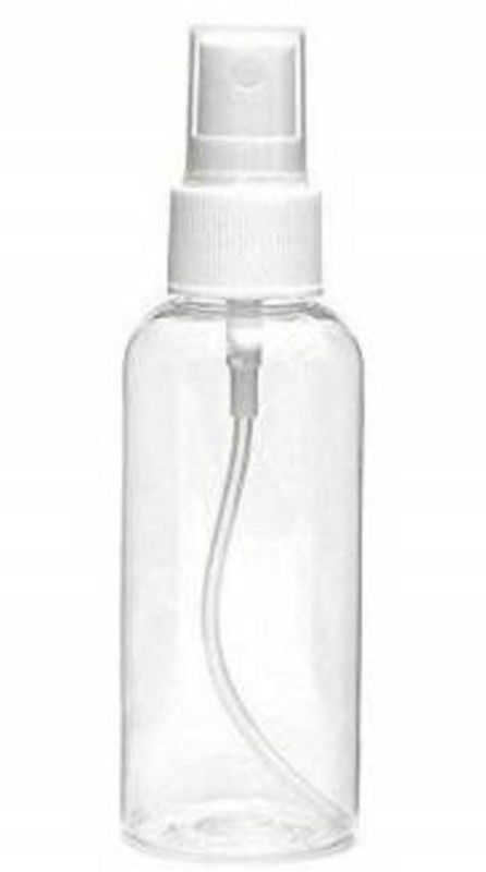 Elecsera Transparent Perfume Spray Bottle 100 ml Bottle 100 ml Bottle  (Pack of 1, White, Plastic)