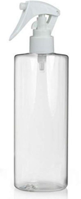 HARRODS Refillable Spray Empty For Home Office Car Travel Cleaning Fine Mist 500 ml Spray Bottle  (Pack of 1, Clear, Plastic)