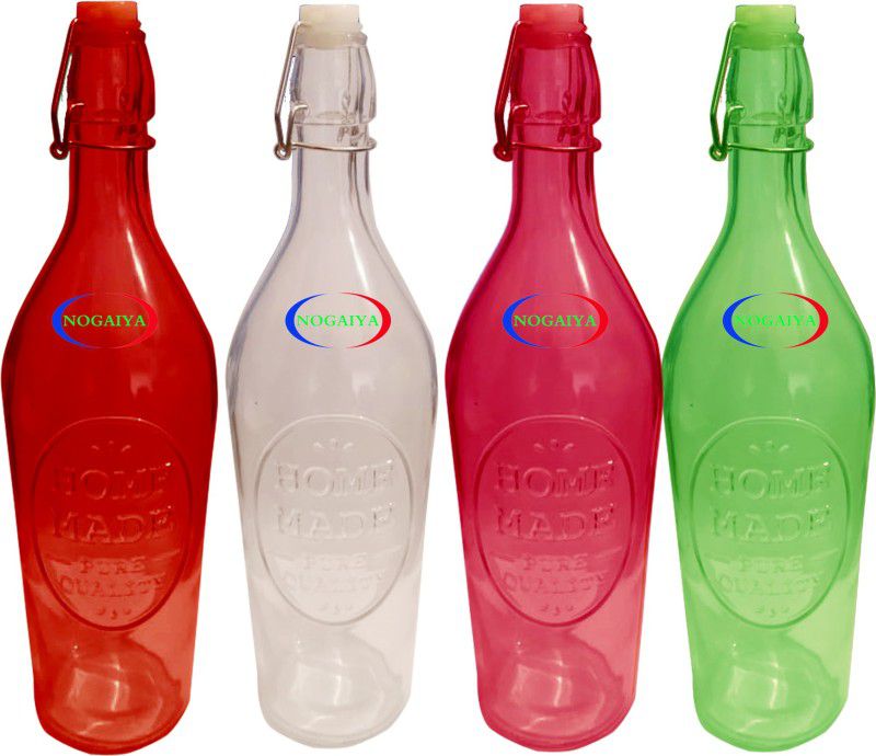 GLAMOROUS CTET40 1000 ml Bottle  (Pack of 4, Multicolor, Glass)