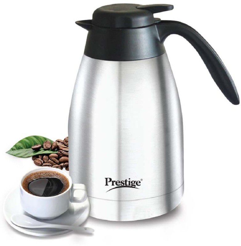 Prestige SS Coffee Tea Flask 1500 ml Flask  (Pack of 1, Steel/Chrome, Steel)