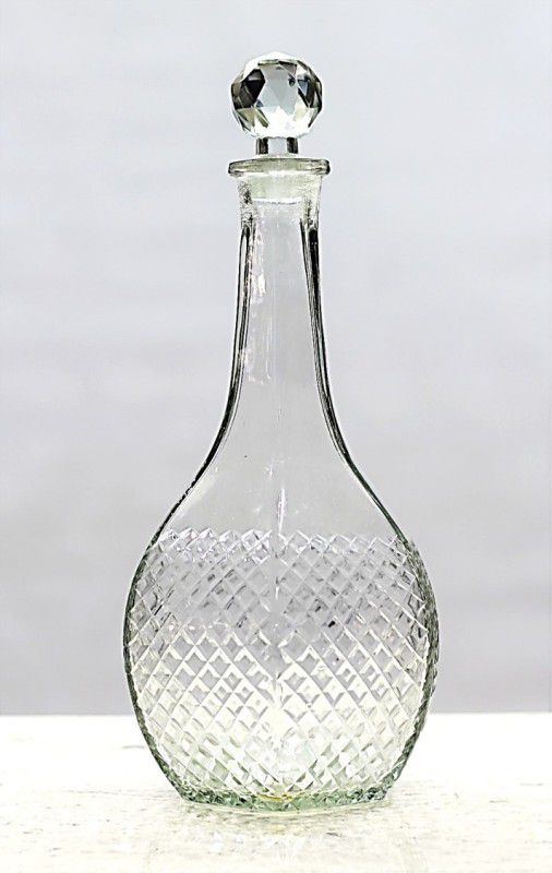 shobhana enterprises Decanter Glass Bottle(1200 ml) for Decoration,Whiskey, Scotch, Wine, Vodka, Tequila,Rum Decanter  (Glass, 100 oz)