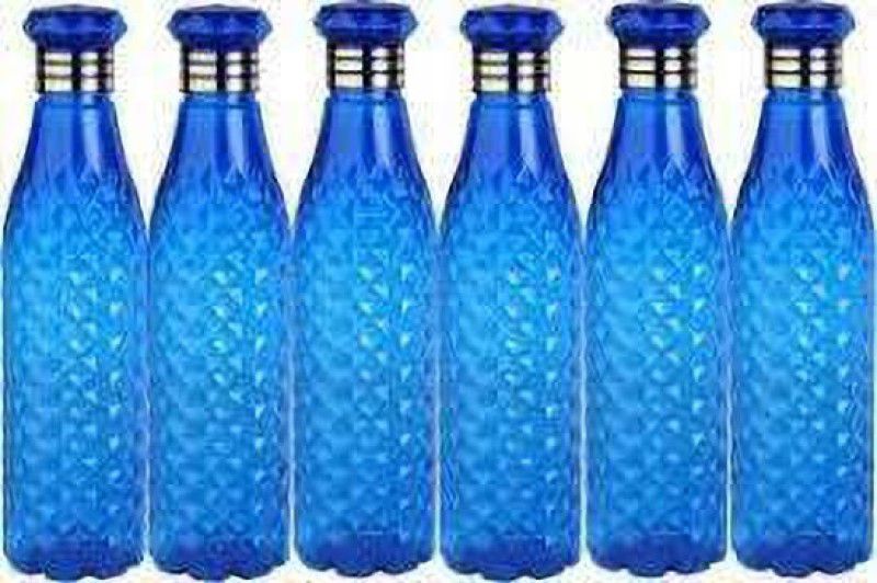 UMARAHM w-OL635 1000 ml Bottle  (Pack of 6, Blue, Plastic)