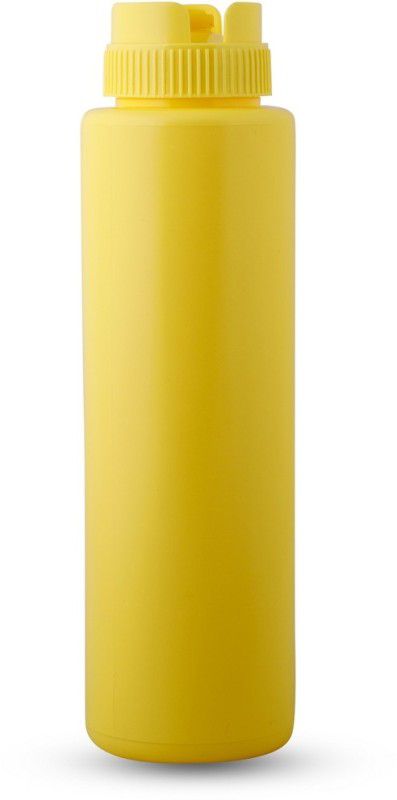 Yellow Bee BPA Free Yellow Color 16 Oz ( 472 ML) Squeeze Bottle 472 ml Bottle  (Pack of 1, Yellow, Plastic)