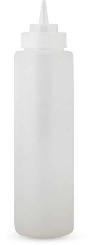 Yellow Bee BPA Free White Color 16 Oz (472 ML) Squeeze Bottle - Pack of 6 472 ml Bottle  (Pack of 6, White, Plastic)