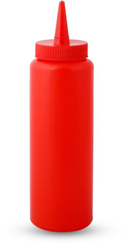 Yellow Bee BPA Free Red Color 8 Oz ( 236 ML) Squeeze Bottle - Pack of 3 236 ml Bottle  (Pack of 3, Red, Plastic)