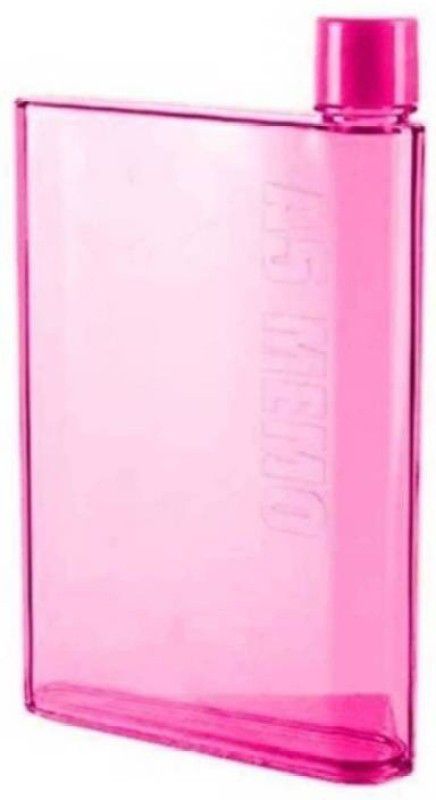 klassy A5 memo Notebook water Bottle-027 420 ml Bottle  (Pack of 1, Pink, Plastic)