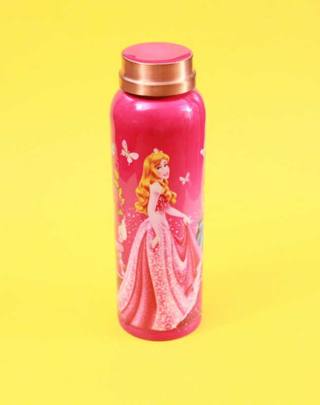 Mantra Diseny cinderella Copper Water 1000 ml Bottle  (Pack of 1, Multicolor, Copper)