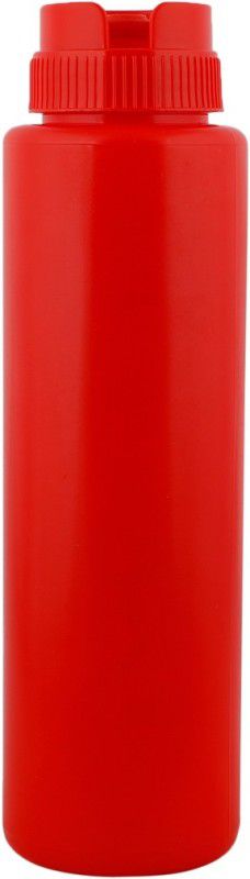 Yellow Bee BPA Free Red Color 24 Oz ( 708 ML) Squeeze Bottle - Pack of 3 708 ml Bottle  (Pack of 3, Red, Plastic)