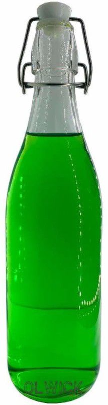 olwick 750 ML Clear Glass Beer Bottles for Beverages, Oil 750 ml Bottle  (Pack of 1, White, Glass)
