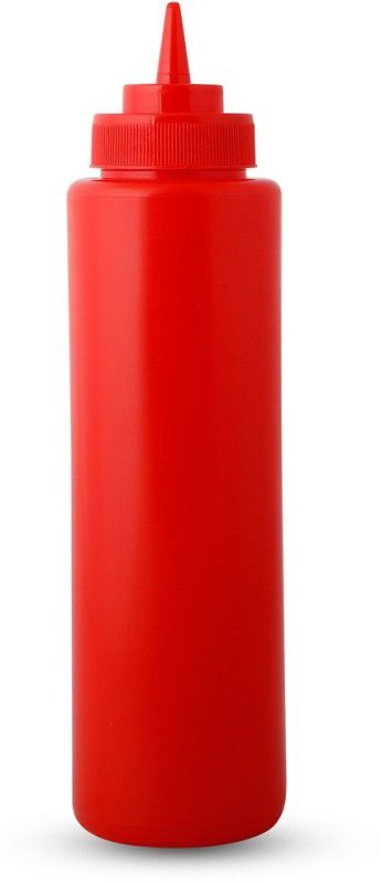Yellow Bee BPA Free Red Color 24 Oz (708 ML) Squeeze Bottle - Pack of 3 708 ml Bottle  (Pack of 3, Red, Plastic)