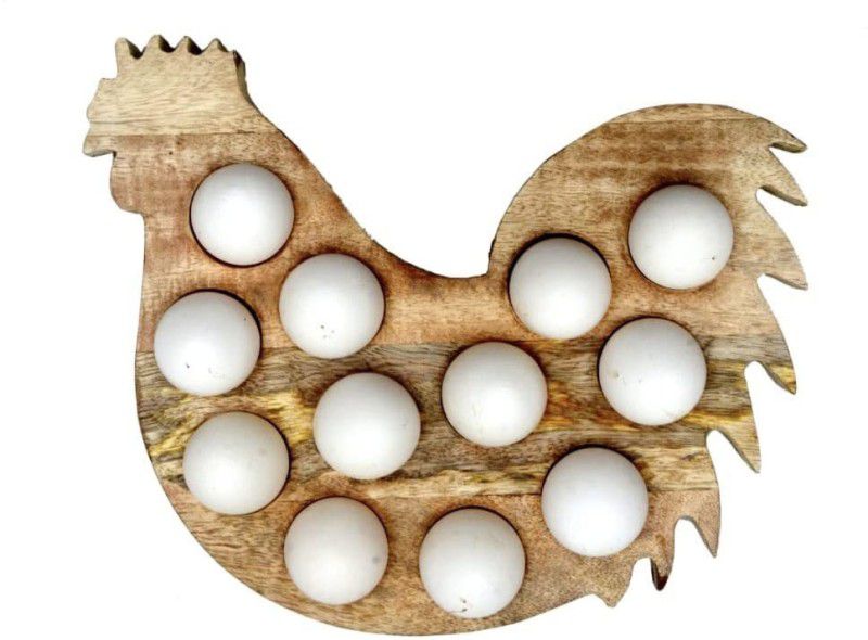 Kesha Spree Multi Slot Egg Holder  (Wooden)