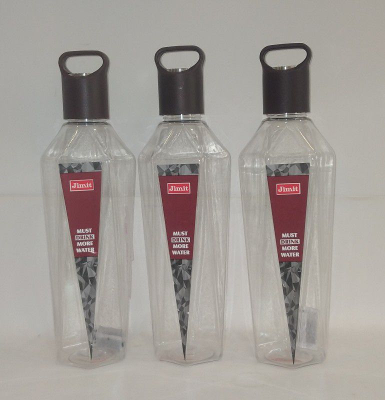 Lal Dayal Marry Fridge Bottle 3 Pieces Set 3000 ml Bottle  (Pack of 3, Clear, Plastic)