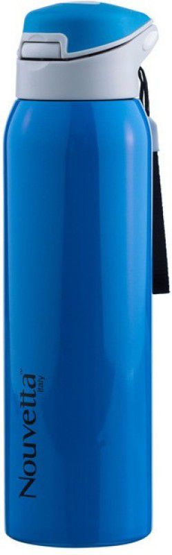 Nouvetta Robot Blue 750 mL Stainless Steel Water Bottle set of 2 750 ml Bottle  (Pack of 2, Blue, Steel)