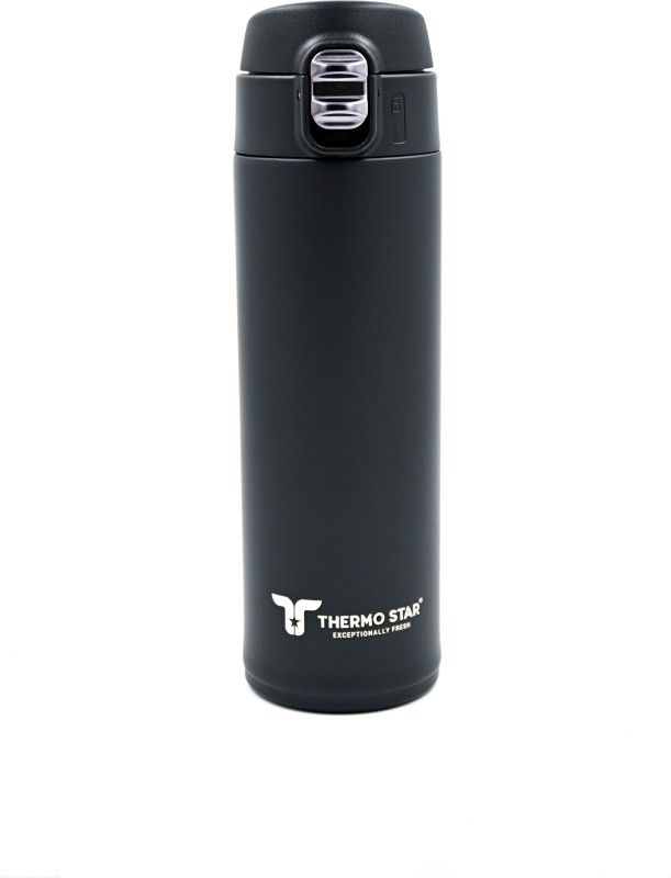thermostar StarThr-Black(01 HT-CLD) 500 ml Flask  (Pack of 1, Black, Aluminium)