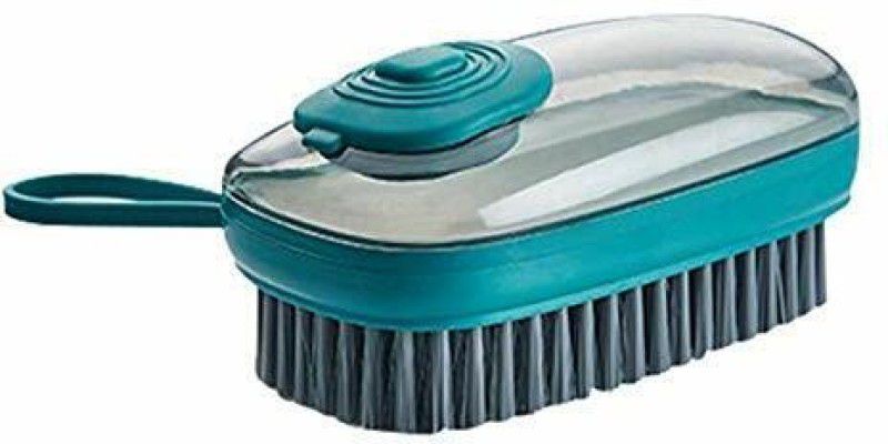 KTOSTON Laundry Brush Shoe Cleaning Household Automatic Liquid Adding Soft Brush Grill Brush