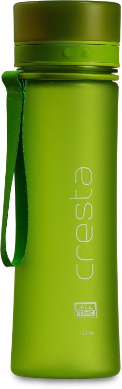 All Time Cresta Soft Touch Travel 700 ml Bottle  (Pack of 1, Green, Plastic)