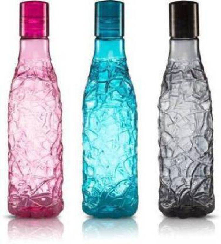 Centrifuge MOSAIC WATER BOTTLE (SET OF 3) 1000 ml Bottle  (Pack of 3, Multicolor, PET)