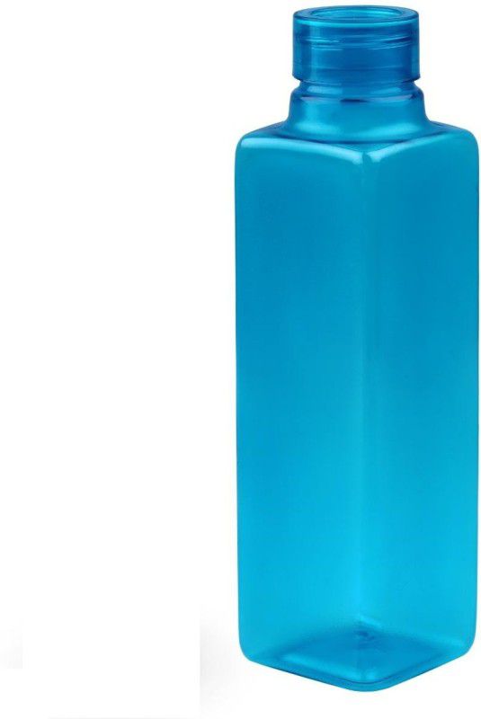 itamake Square Shape Plastic Water Bottle 100 ml Bottle  (Pack of 1, Blue, Plastic)