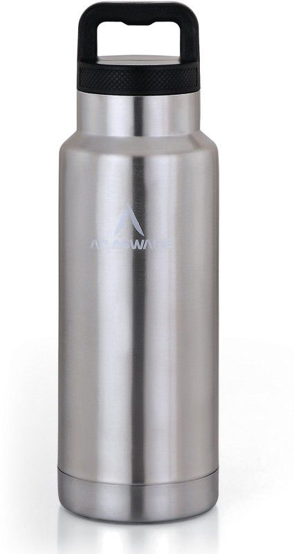 Atlasware Steel Finish Handle Flask 1000 ml Flask  (Pack of 1, Grey, Steel)
