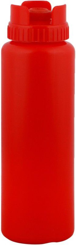Yellow Bee BPA Free Red Color 12 Oz ( 354 ML) Squeeze Bottle - Pack of 6 354 ml Bottle  (Pack of 6, Red, Plastic)