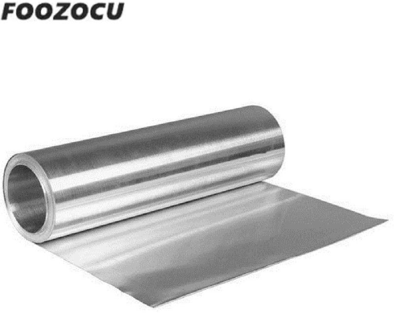 FOOZOCU Aluminium Foil Food wrap/Bacteria Resistant/Disposable/Food Parcel 33 Gm Silver Aluminium Foil  (9 m)
