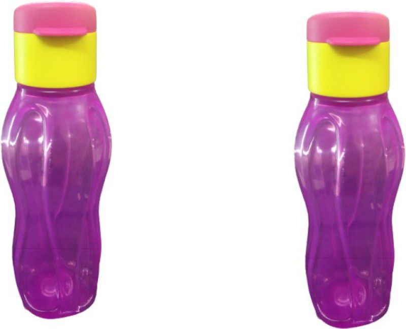 s.m.mart ECO PET (310ml) SPILL PROOF 310 ml Bottle  (Pack of 2, Purple, PET)