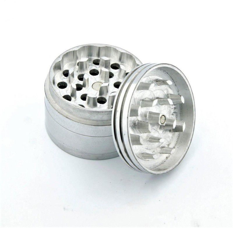 Chainsmoker classic Metallic Herb Crusher with Filter(52mm) Hand Muller Grinder