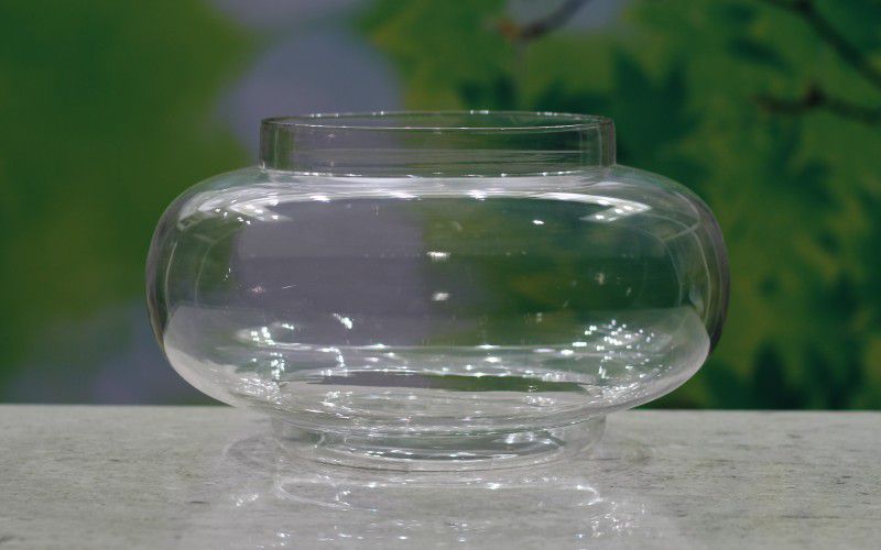 shobhana enterprises GLASS DECORATIVE POT PURI 10" Decanter  (Glass, 1500 oz)