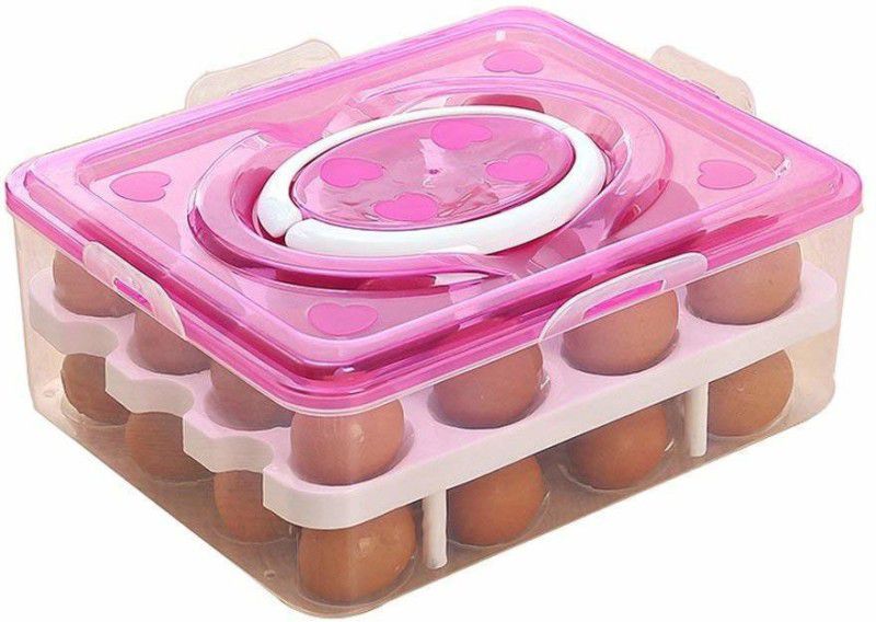 justone choice Multi Slot Egg Holder  (Plastic)