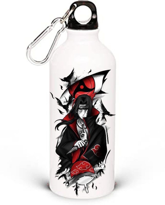 AP creation itachi sharingan sipper bottle 750 ml Bottle  (Pack of 1, White, Aluminium)