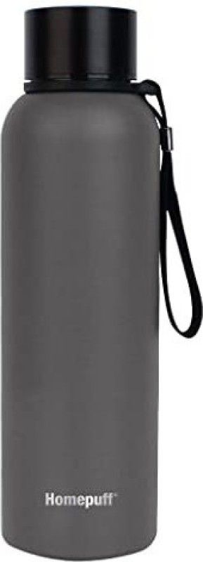 Home Puff ActivPlus Insulated Stainless Steel Water Bottle, 8+ hrs Hot/20+ hrs Cold Thermo 700 ml Bottle  (Pack of 1, Grey, Steel)