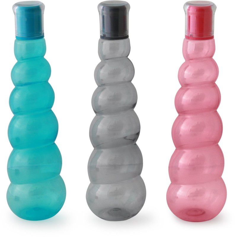 Shank 1000 ml Bottle  (Pack of 3, Multicolor, Plastic)