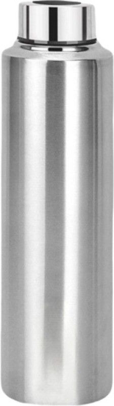 Stainless Steel Water Bottle Office, Gym, Sports, Travel, Set Of 1 1000 ml Bottle  (Pack of 1, Silver, Steel)