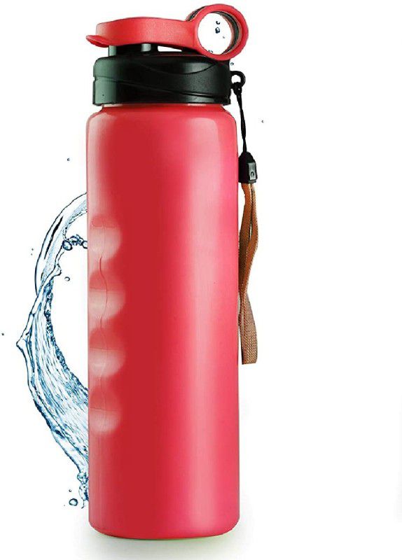CRYSTAL Basic Hot N Cold Insulated 500 ml Flask  (Pack of 1, Red, Steel)