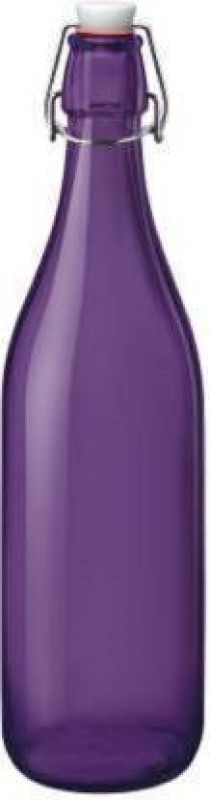 RKFancyLight GLOSSY CLEAR GLASS WATER/JUICE BOTTLES FOR MULTIPURPOSE BO24 1000 ml Bottle  (Pack of 1, Purple, Glass)