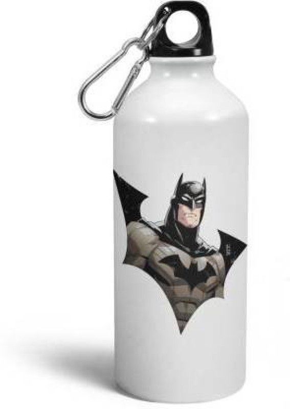 Vidaara Batman 600 ml Bottle  (Pack of 1, White, Aluminium)