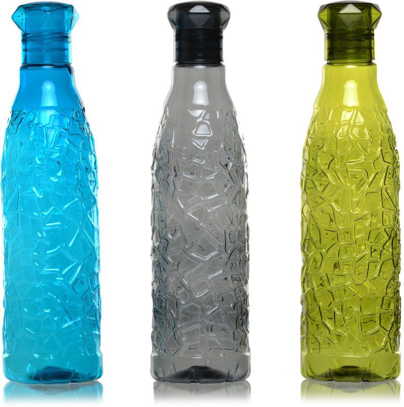 Eagle Multi-Colour Pack of 3 1000 ml Bottle  (Pack of 3, Multicolor, Plastic)