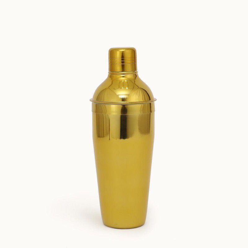 Home4U 750 ml Stainless Steel Cocktail Shaker  (Gold)
