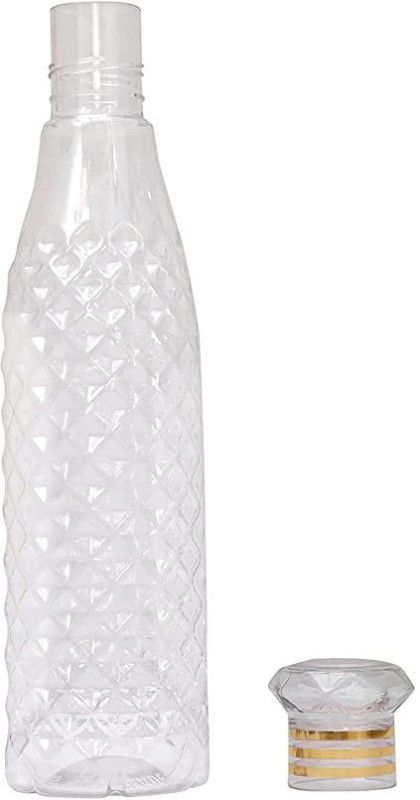 MAHADEV ENTERPRISE DIAMOND WATER BOTTLE PACK OF 1 1000 ml Bottle  (Pack of 1, Clear, Plastic)
