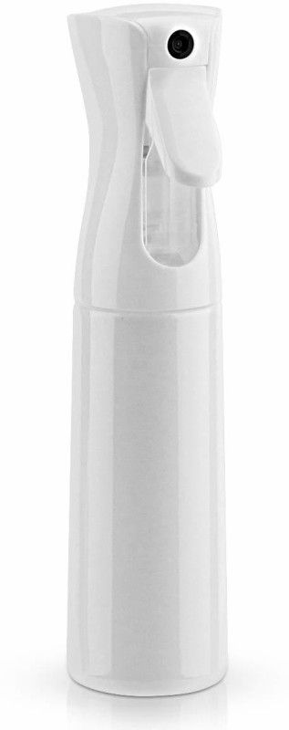 DEEP ENTERPRISE Hair Spray Bottle, Continuous Water Mister Spray Bottle [WHITE] 300 ml Bottle  (Pack of 1, White, Plastic)