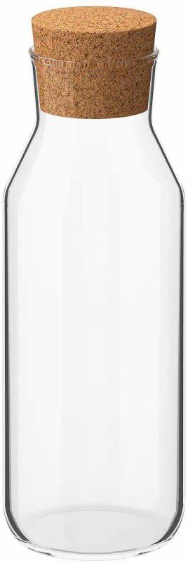IKEA Bottle with stopper1/2 LTR 450 ml Bottle  (Pack of 1, Clear, Glass)