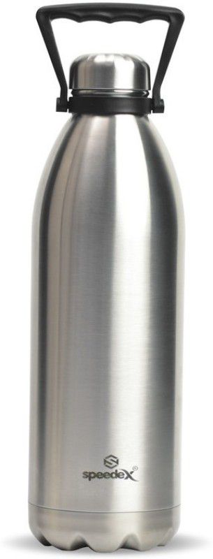 SPEEDEX Stainless Steel Thermosteel Vacuum Insulated Flask Hot and Cold Water Bottle 2200 ml Flask  (Pack of 1, Silver, Steel)