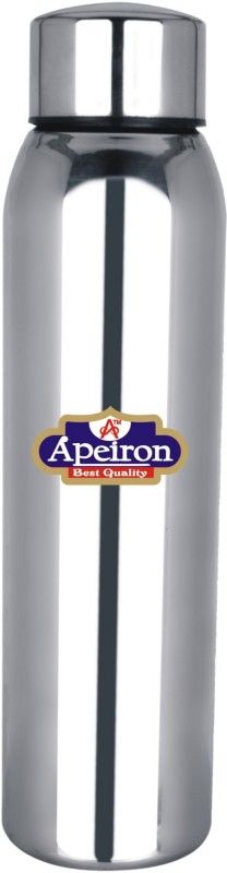 Apeiron Stainless steel jointless fridge bottle silver Leak Proof Cap 930 ml Bottle  (Pack of 1, Silver, Steel)
