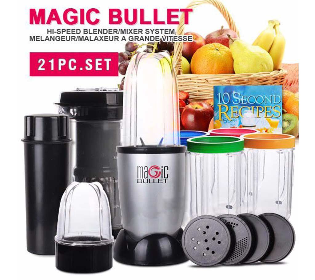Magic Bullet Blender - Set of 21 pieces