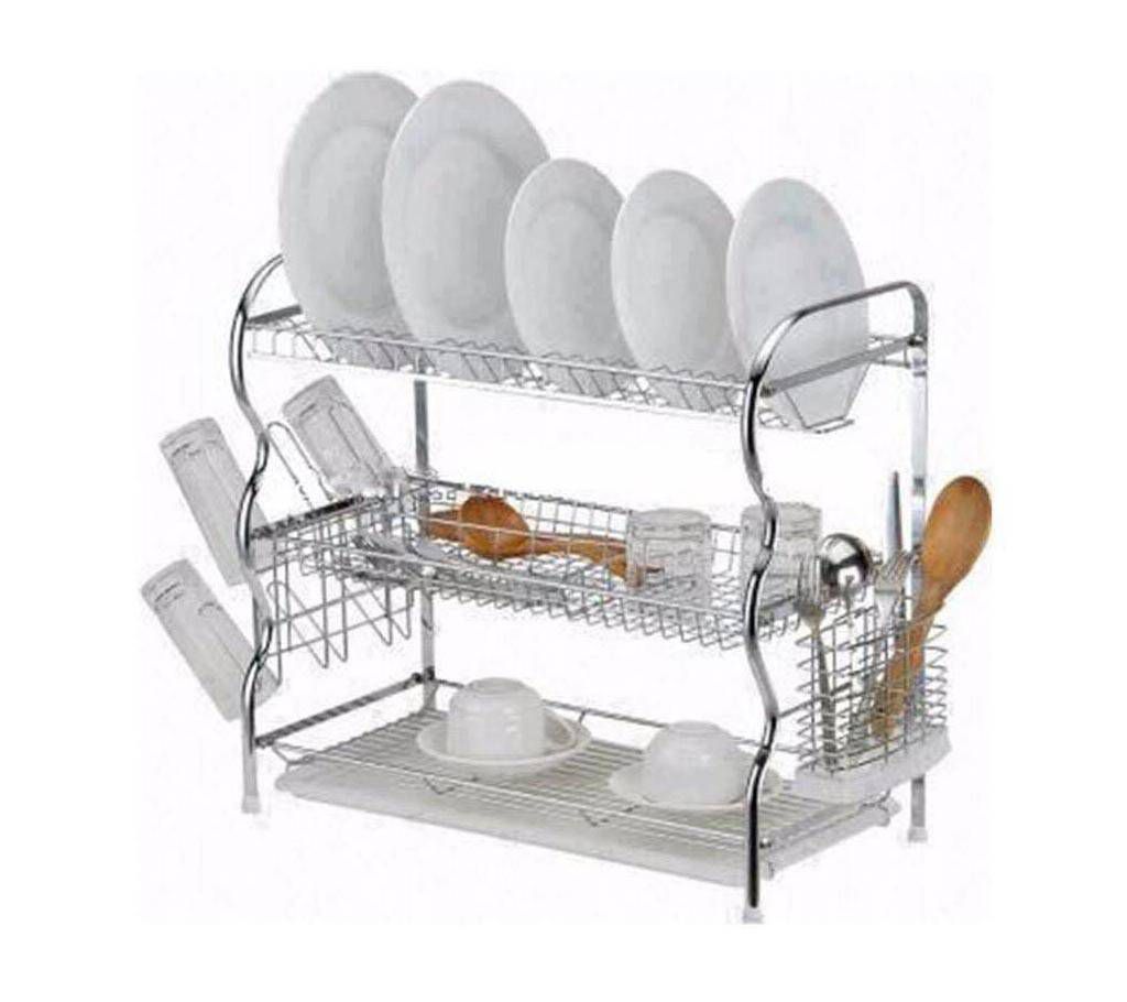 Stainless Steel 3 Layer Dish Rack 